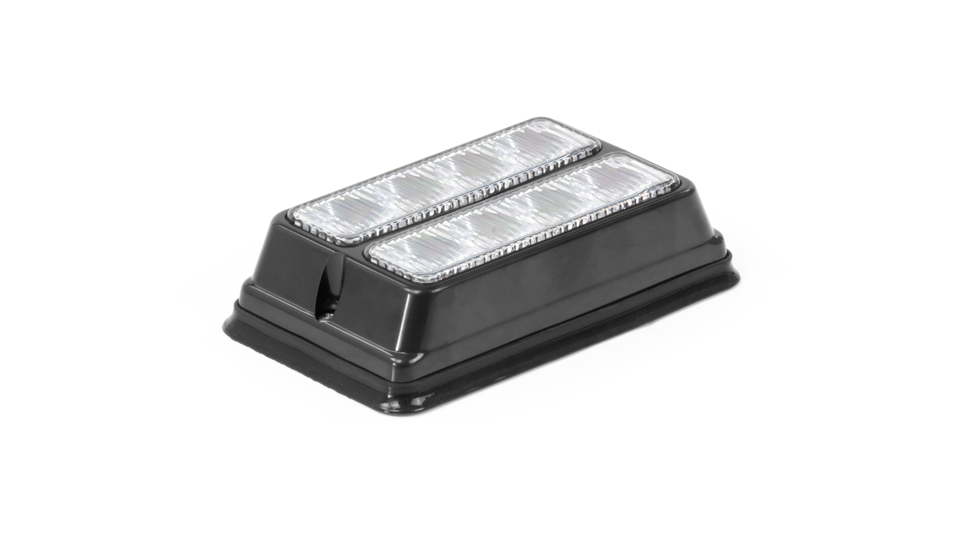 PowerLED8 Warning Lighthead Split - Amber/Red