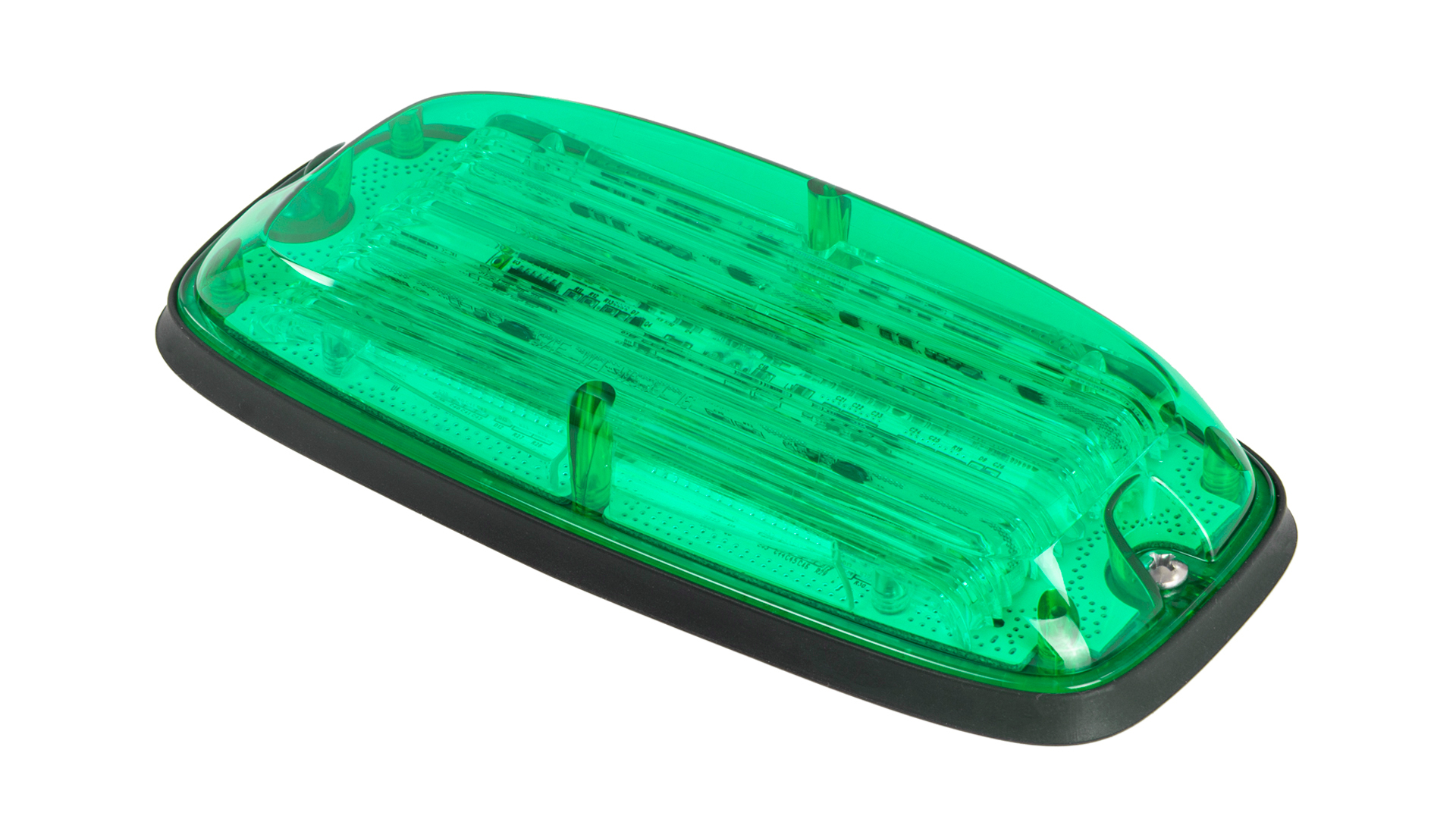 R7 Warning Lighthead - Green LEDs/Green Lens