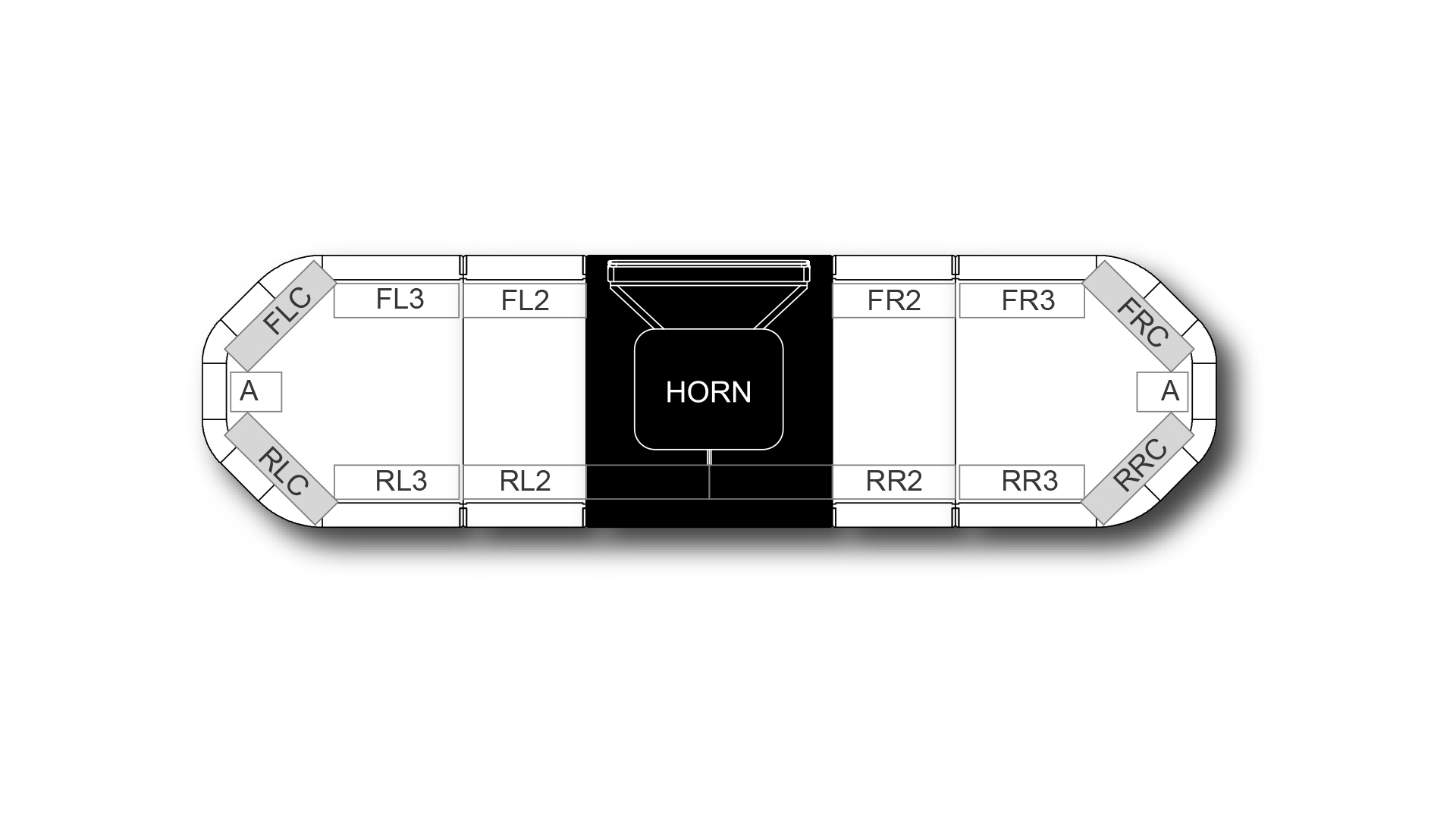Legion HE H002 Speaker 1252mm (49) - BB (24VDC)