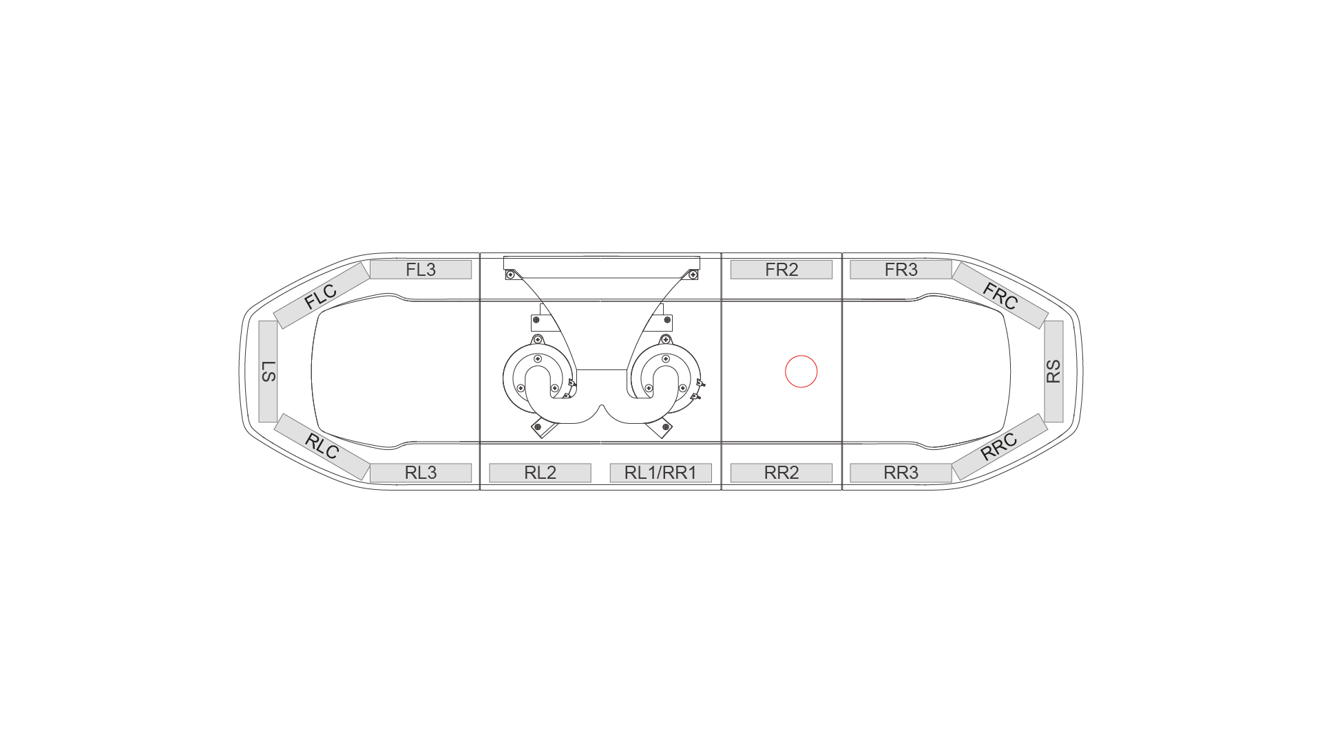 Raiden HE Speaker Lightbar 1066mm (42) - AA