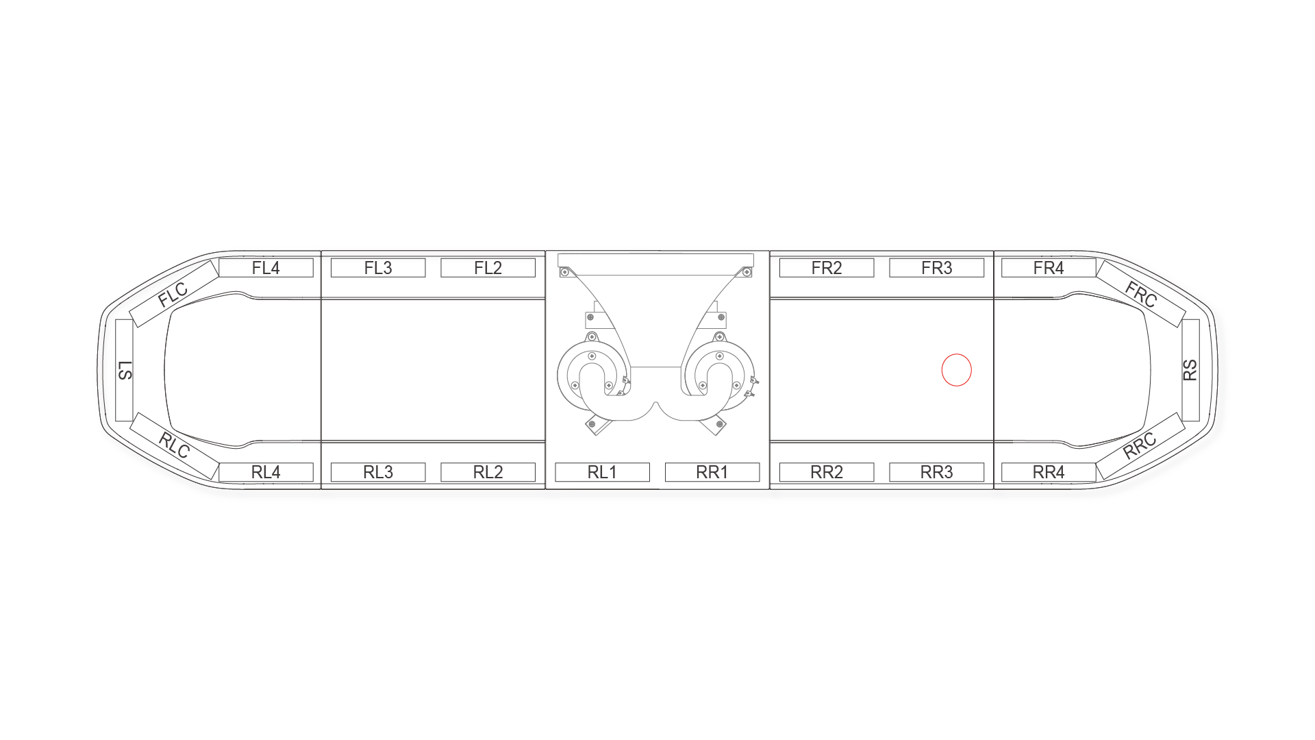 Raiden HE Speaker Lightbar 1523mm (60) - AK