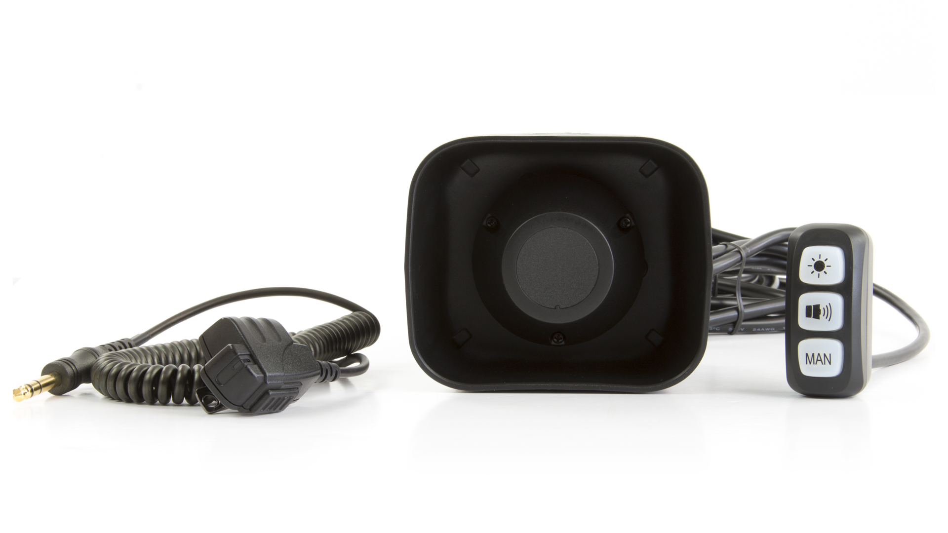 SAS32R Siren/Speaker, Switch Panel & Clip on Mic
